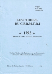 Cahiers du Cermtri année 2003 n° 109