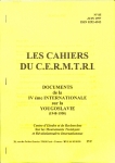 Les Cahiers du Cermtri année 1997 numéro 85