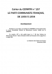 cahiers du Cermtri année 2015 numéro 157 BAP