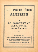 Historique de la lutte indépendantiste en Algérie (1951)