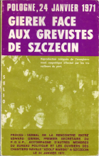 Le premier ministre polonais Gierek face aux grévistes de Szczecin (1971)