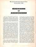 1968 Marxisme et anarchisme