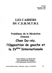 Cahiers du Cermtri 2009 numéro 135
