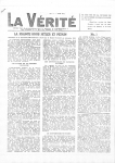 La Vérité - édition New-York - n° 1 - avril 1941