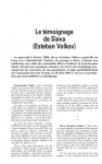 Le témoignage de Sieva - Esteban Volkov