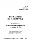 Les cahiers du Cermtri année 1991 numéro 61 BAP