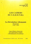 Les cahiers du Cermtri année 2001 numéro 103 BAP