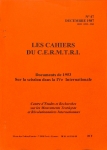 Cahiers du Cermtri 1987 numéro 47_0