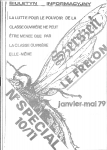 Le Frelon n° 10-11 spécial janvier-mai 1979