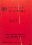 Les Cahiers du Cermtri année 1980 n° 18