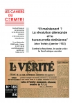 Les Cahiers du Cermtri année 2024 n° 185 EXTRAITS_0