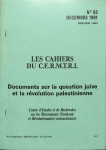 Les cahiers du Cermtri année 1991 numéro 63 BAP