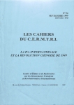 Les cahiers du Cermtri année 1999 numéro 94 BAP