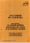 No 57 La nouvelle politique économie des Soviets et la révolution mondiale